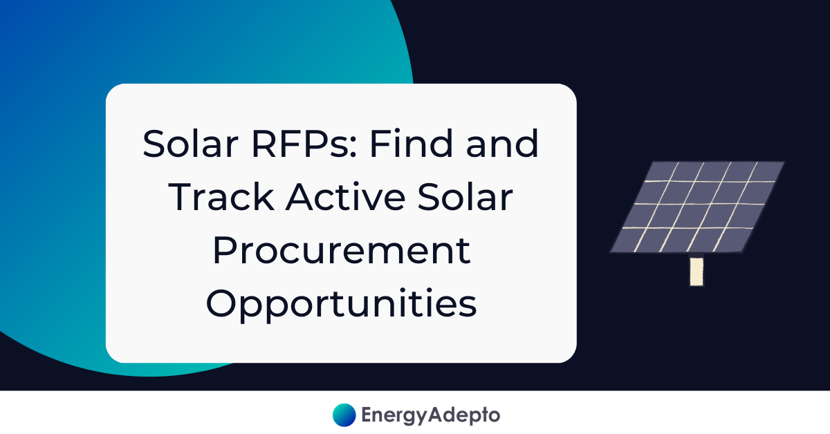 Solar RFPs: Find Active Solar Opportunities